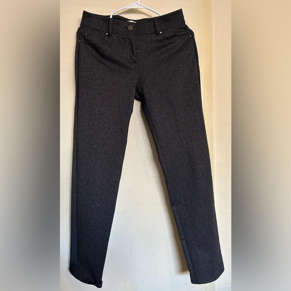89th & Madison Charcoal Gray Trousers